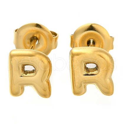 304 Stainless Steel Stud Earrings EJEW-I316-01G-R-1