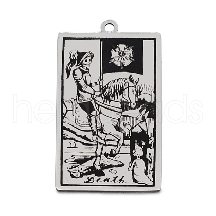 Non-Tarnish 201 Stainless Steel Pendants STAS-S105-LA211-20-1