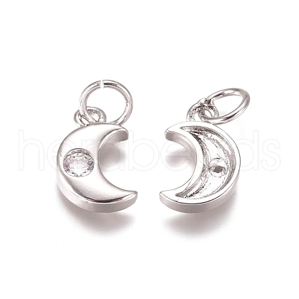 Brass Charms ZIRC-I038-36P-1