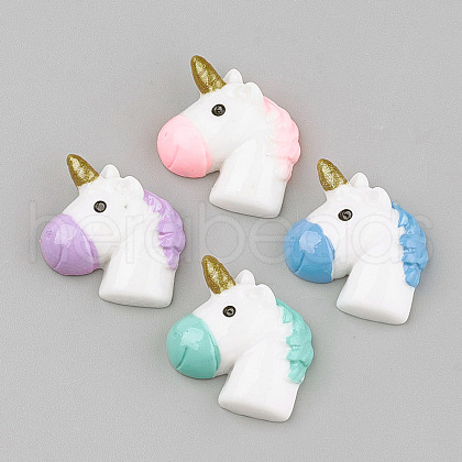 Opaque Resin Cabochons CRES-S304-54-1