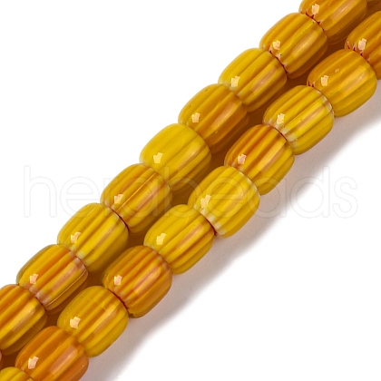 Handmade Lampwork Beads Strands LAMP-K041-01B-10-1