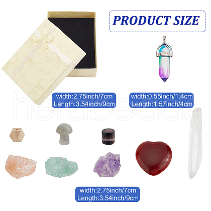 DIY Gemstone Jewelry Making Finding Kit AJEW-WH0367-37-1