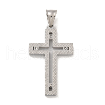 304 Stainless Steel Pendants STAS-D110-16AS-1