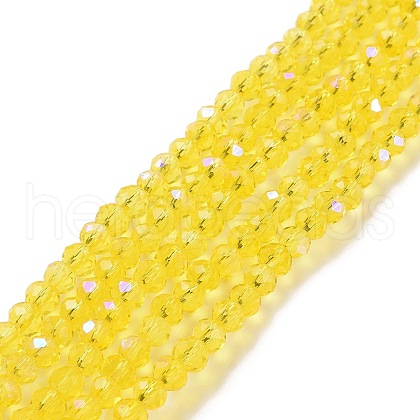 Electroplate Glass Beads Strands EGLA-A034-T2mm-L02-1