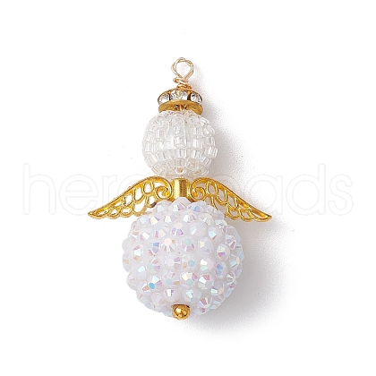 Seed Beads Alloy Pendants PALLOY-MZ00284-01-1