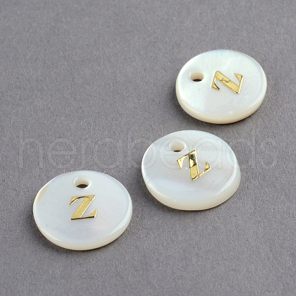 Freshwater Shell Pendants SSHEL-S249-Z-1