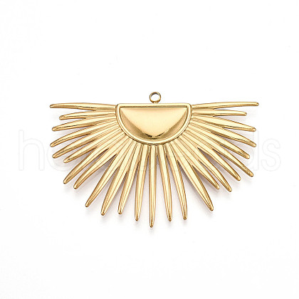 304 Stainless Steel Big Pendants STAS-N109-88G-1