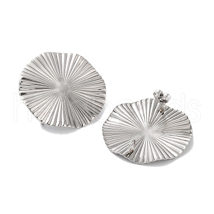Non-Tarnish 304 Stainless Steel Stud Earring Findings STAS-P357-01A-P-1