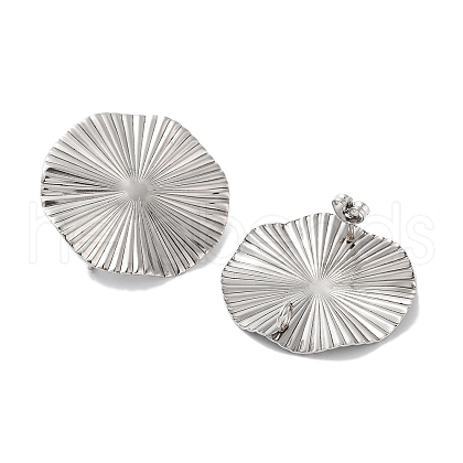 304 Stainless Steel Stud Earring Findings STAS-P357-01A-P-1