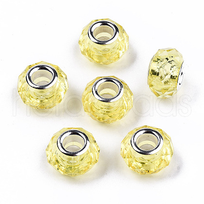 Transparent Resin European Beads RPDL-T003-003-B08-1