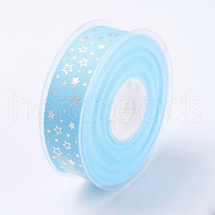 Polyester Grosgrain Ribbon SRIB-F004-25mm-01-1