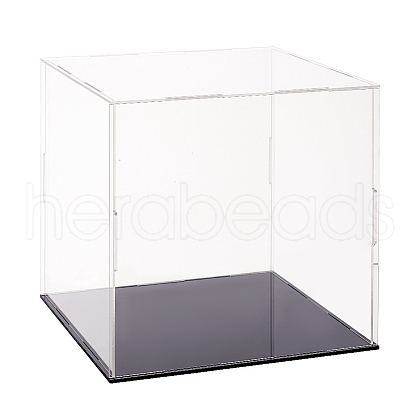 Transparent Plastic Minifigure Display Cases ODIS-WH0029-72B-1