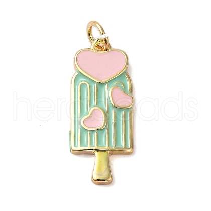 Rack Plating Brass Enamel Pendants KK-S372-03D-02-1
