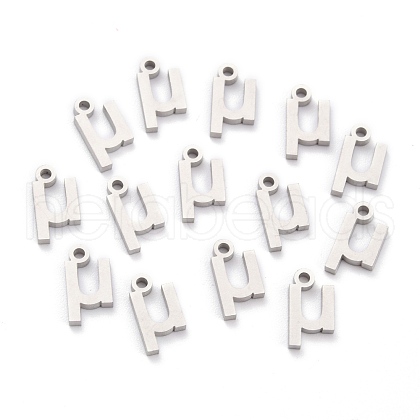Non-Tarnish 304 Stainless Steel Pendants STAS-F267-10M-P-1