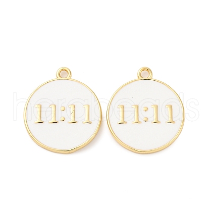 Brass Enamel Pendants KK-F895-16B-G02-1