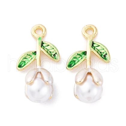 Alloy Enamel Pendants FIND-M060-22G-03-1