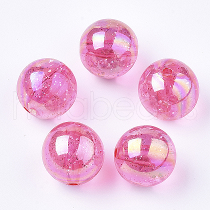 Transparent Acrylic Beads X-TACR-T006-01A-06-1
