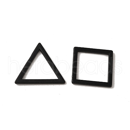 2Pcs 2 Styles Alloy Linking Rings FIND-A038-39EB-1