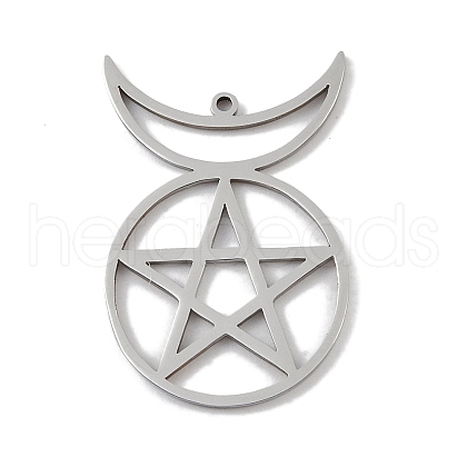 Non-Tarnish 304 Stainless Steel Pendants STAS-B062-13P-1