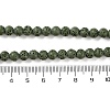 Synthetic Lava Rock Dyed Beads Strands G-H311-08A-03-5