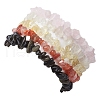 12 Constellation Natural Mixed Gemstone Chip Beaded Stretch Bracelets Sets for Women Men BJEW-JB10264-10-2