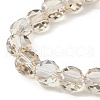Electroplate Glass Beads Strands EGLA-L045-G-PL02-3
