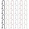 Plastic Earring Hooks KY-PH0007-07-WH-1