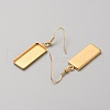 304 Stainless Steel Dangle Earring Finding STAS-WH0016-65G-2