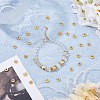 DICOSMETIC 100Pcs 5 Styles Rack Plating Alloy Spacer Beads KK-DC0004-13-4