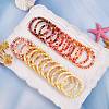 Handmade Polymer Clay Heishi Surfer Stretch Bracelets Set BJEW-SW00099-02-4