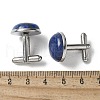 304 Stainless Steel Cuff Buttons G-C185-02P-38-3
