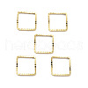 Brass Beads Frames KK-M288-01G-B-1