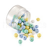80Pcs 8 Style Food Grade Eco-Friendly Silicone Beads SIL-TA0001-03-3
