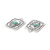 Synthetic Turquoise Pendants FIND-TADZ0001-02AS-3