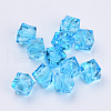 Transparent Acrylic Beads X-TACR-Q259-8mm-V40-1