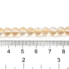 Transparent Electroplate Glass Beads Strands GLAA-T032-T6mm-C13-4