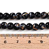 Baking Painted Glass Beads Strands DGLA-N010-6mm-10-4