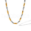 Elegant 316L Surgical Stainless Steel Handmade Twisted Link Chain Necklaces for Sweater JK1254-5