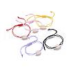 Adjustable Nylon Thread Braided Bead Bracelets BJEW-JB05119-1