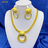 Alloy Pendant Necklace & Stud Earring FS-WGC4C10-05-1