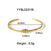 Knot Stainless Steel Cuff Bangles for Women TU4050-5-2