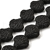 Dyed Natural Lava Rock Beads Strands G-A264-A04-01C-1