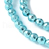 Baking Painted Synthetic Non-Magnetic Hematite Beads Strands G-H020-K01-11-3