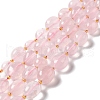 Natural Rose Quartz Beads Strands G-B028-B02-1