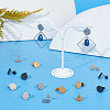 ARRICRAFT 24Pcs 12 Style 304 Stainless Steel Ear Stud Findings STAS-AR0002-01-4