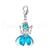 Angel Glass Pendant Decorations HJEW-MZ00260-05-2