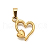 304 Stainless Steel Pendants STAS-B086-05G-1