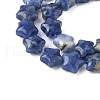 Natural Sodalite Star Beads Strands G-Z080-A09-4