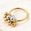 304 Stainless Steel Finger Rings for Women RJEW-V014-09GP-2