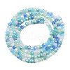 Electroplate Glass Beads Strands EGLA-S192-001A-B08-2